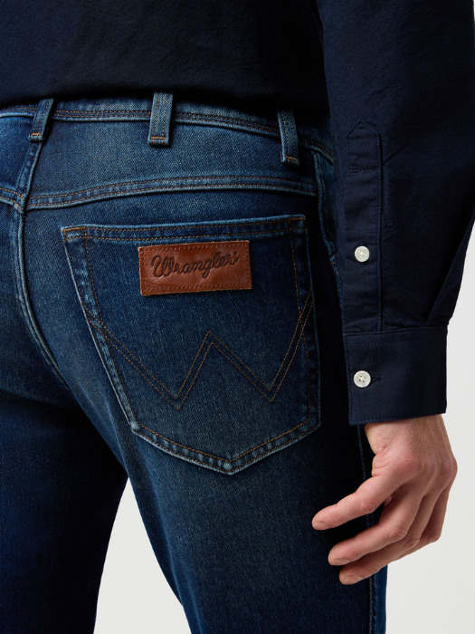 Wrangler Мужские Джинсы Темно-Синие TEXAS SLIM Authentic Slim [5]