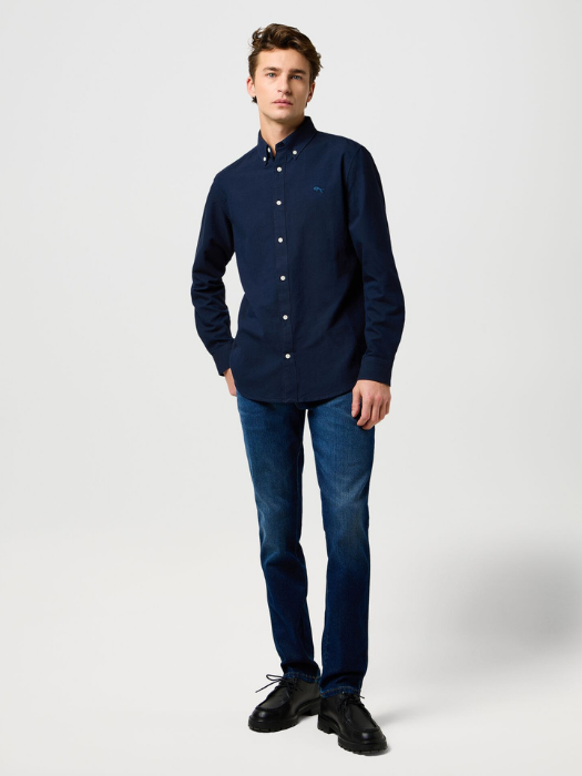 Wrangler Мужские Джинсы Темно-Синие TEXAS SLIM Authentic Slim [1]