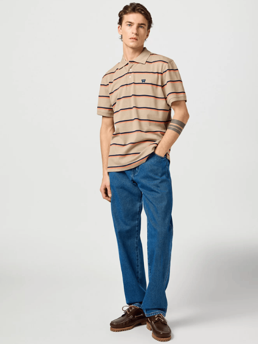 Wrangler Мужские Джинсы Темно-Синие FRONTIER Relaxed Straight [5]