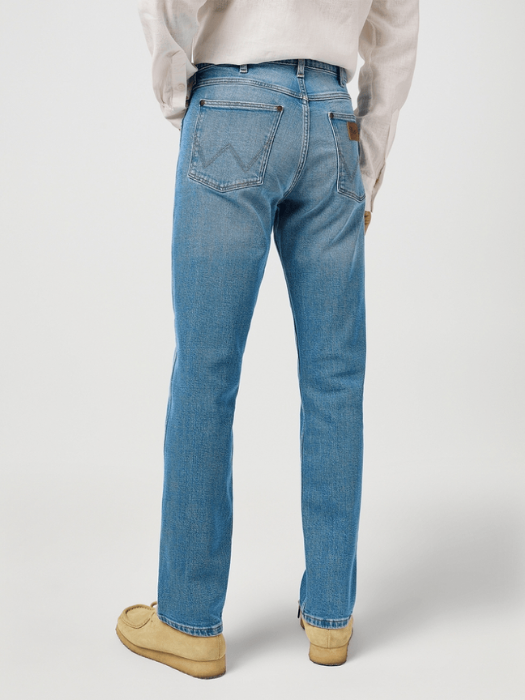 Wrangler Мужские Джинсы Синие GREENSBORO Regular Straight [2]