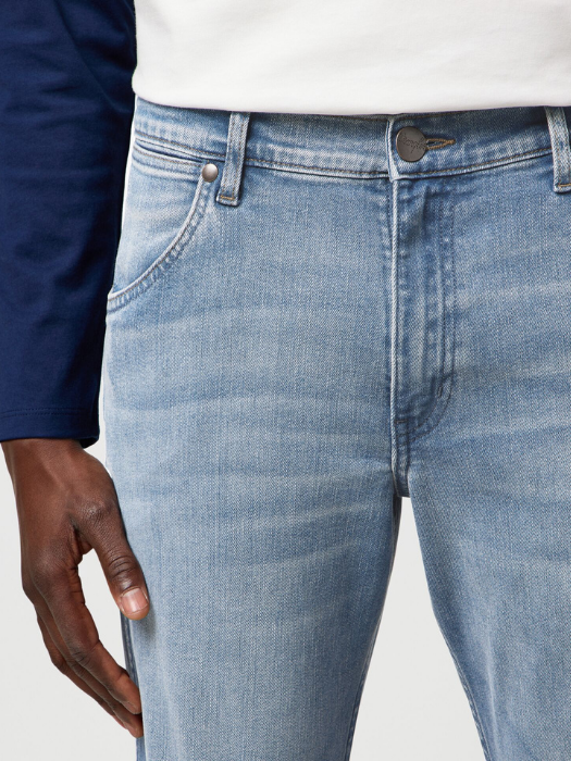 Wrangler Мужские Джинсы Светло-Синие GREENSBORO Regular Straight [4]