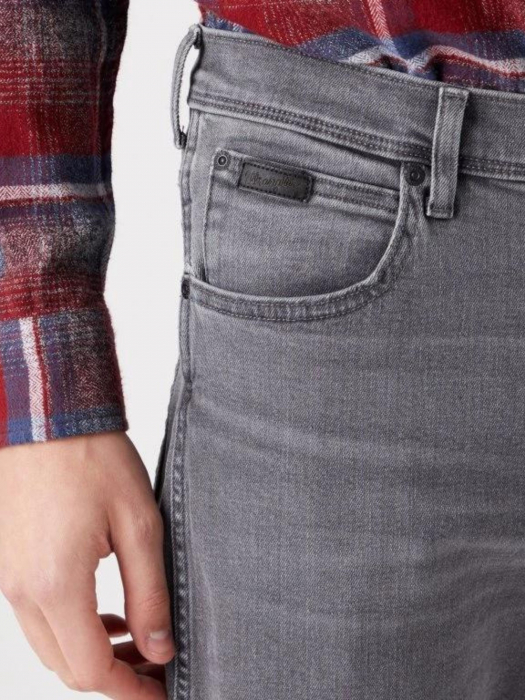Wrangler Мужские Джинсы Серые Straight [4]