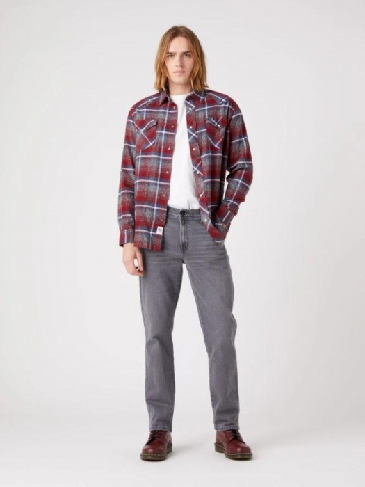 Wrangler Мужские Джинсы Серые Straight [1]