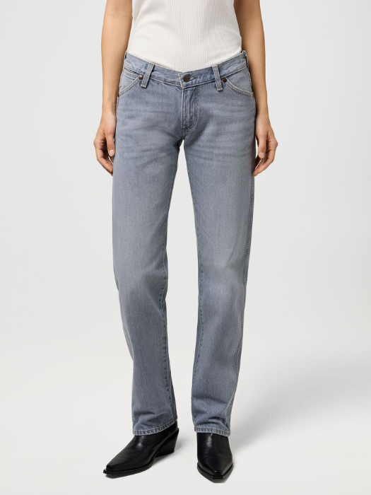 Wrangler Женские Джинсы Светло-Серые LOW RISE COWBOY JEAN Straight [2]