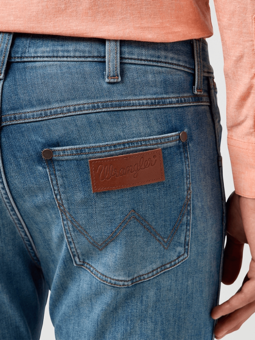 Wrangler Мужские Джинсы Синие LARSTON Slim Tapered [4]