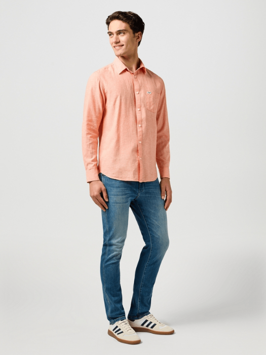 Wrangler Мужские Джинсы Синие LARSTON Slim Tapered [5]