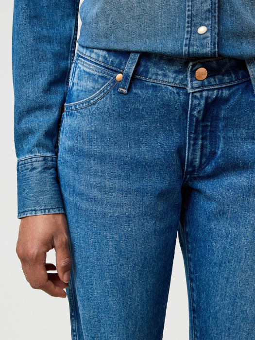 Wrangler Женские Джинсы Lasso Lagoon Low Rise Cowboy Jean Straight [4]