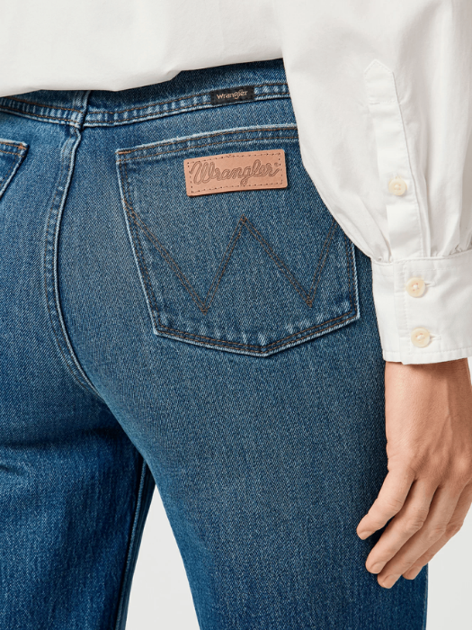 Wrangler Blugi Albastri LOOSE STRAIGHT Loose Femei [4]