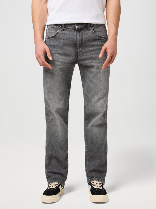 Wrangler Мужские Джинсы Светло-Серые FRONTIER Relaxed Straight [2]