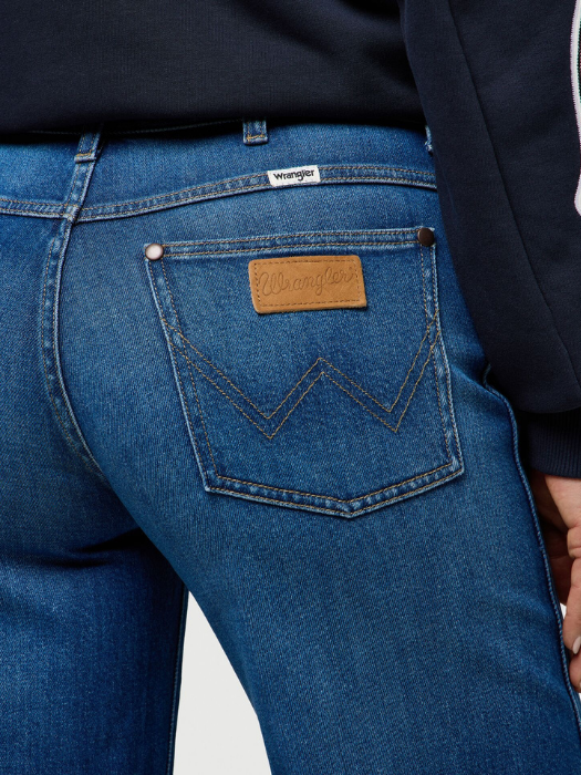 Wrangler Blugi Albastri WORLD WIDE Wide Leg Femei [5]