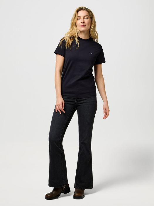 Wrangler Blugi Gri Inchis MONTANA Flare Femei [2]