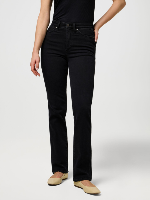 Wrangler Blugi Nebula Black Straight Straight Femei [2]