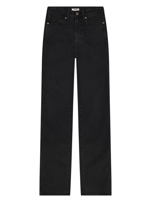 Wrangler Blugi Nebula Black Straight Straight Femei [6]