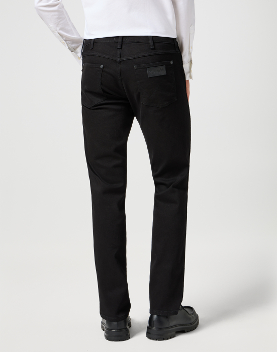 Wrangler Мужские Джинсы Чёрные GREENSBORO Regular Straight [3]