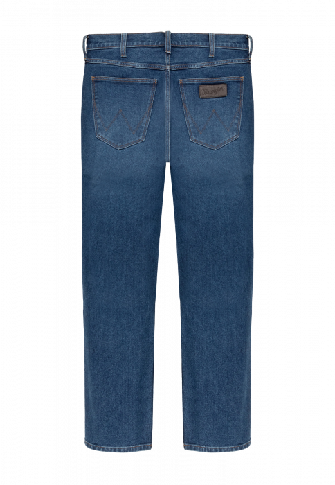Wrangler Blugi Regular Straight Negri Barbati [2]