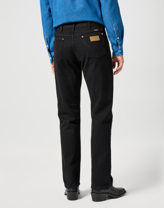 Wrangler Blugi Negri 13MWZ Original Regular Bootcut Barbati [3]
