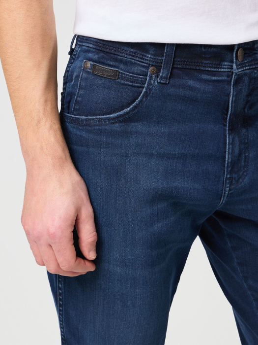 Wrangler Мужские Джинсы Темно-Синие TEXAS Authentic Straight [4]