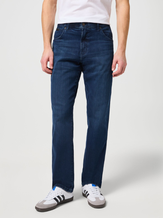 Wrangler Мужские Джинсы Темно-Синие TEXAS Authentic Straight [2]