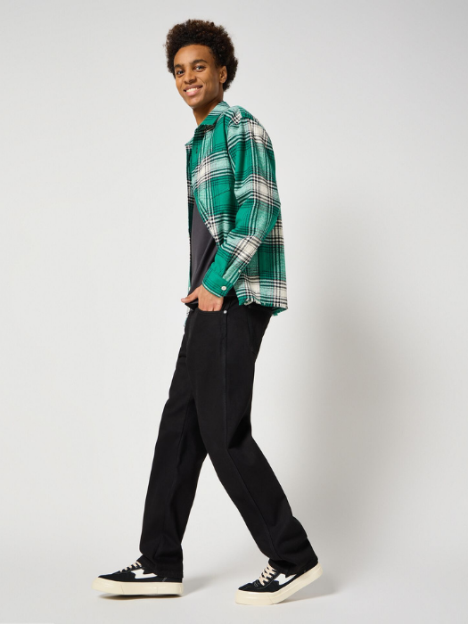 Wrangler Мужские Джинсы Чёрные LARSTON Slim Tapered [2]