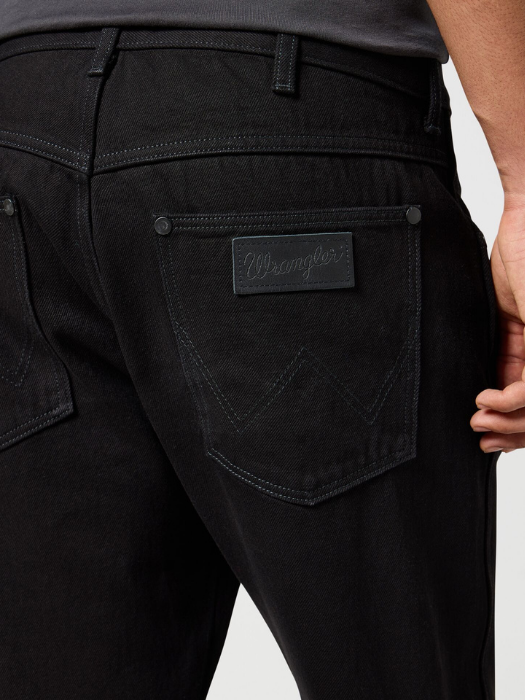 Wrangler Мужские Джинсы Чёрные LARSTON Slim Tapered [5]