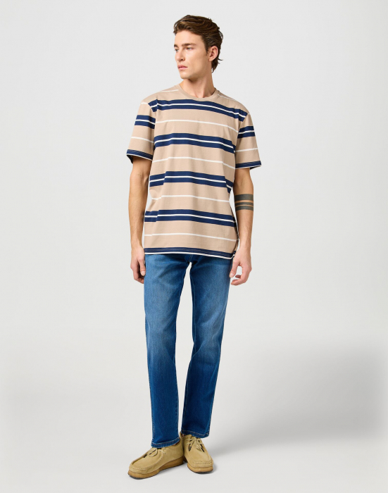 Wrangler Blugi Albastri RIVER Tapered Barbati [5]