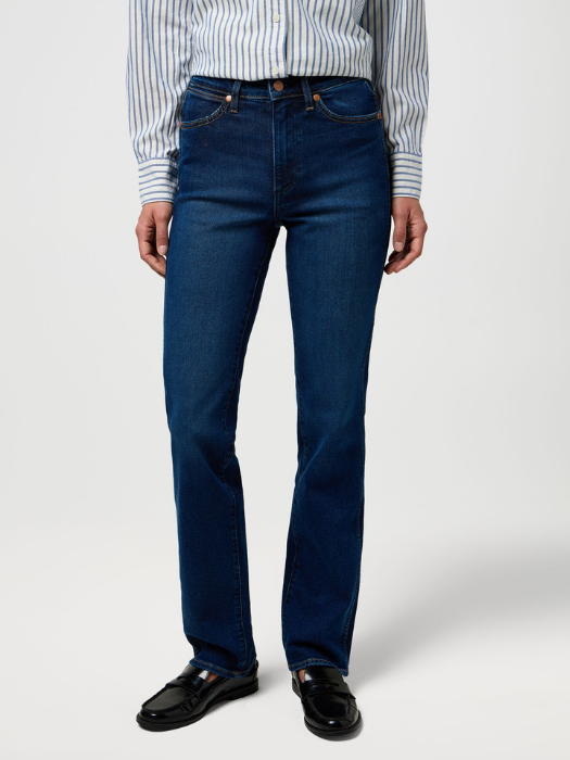 Wrangler Blugi Navy STRAIGHT Straight Femei [2]
