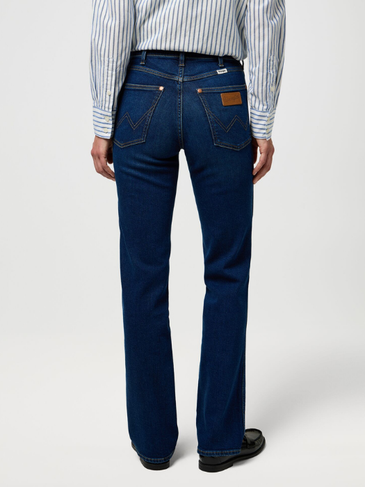 Wrangler Blugi Navy STRAIGHT Straight Femei [3]