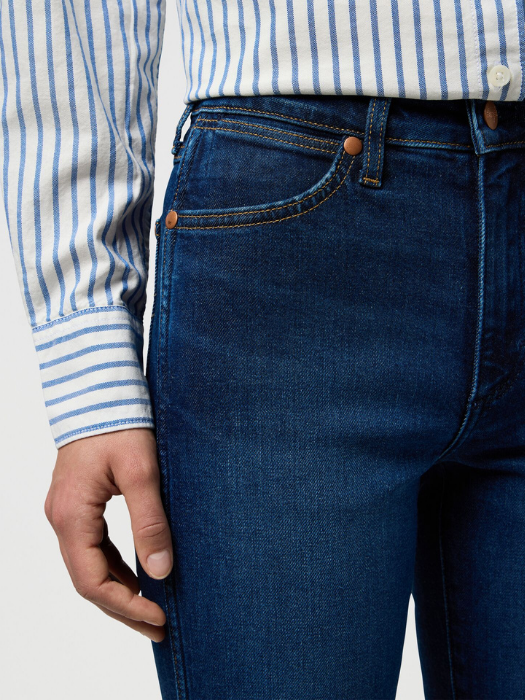 Wrangler Blugi Navy STRAIGHT Straight Femei [4]