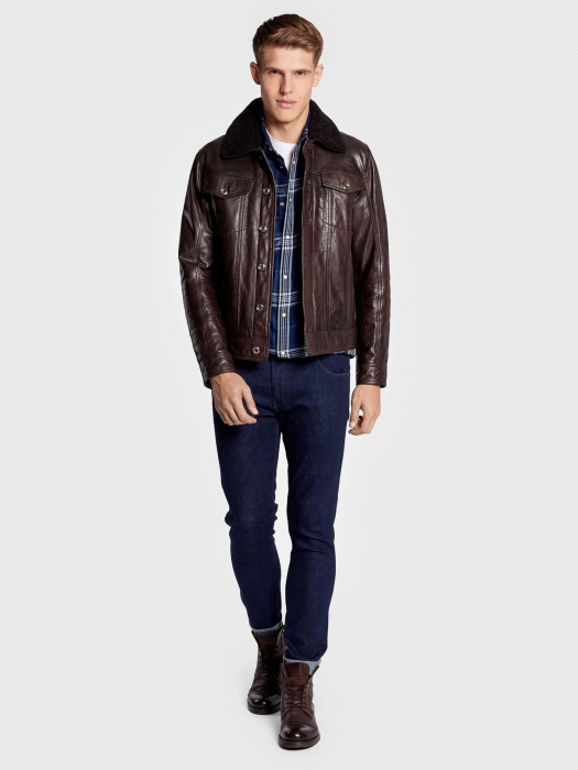 Wrangler Blugi Slim Tapered Raven Barbati [1]