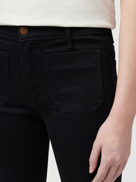 Wrangler Blugi Negri FLARE Flare Femei [4]