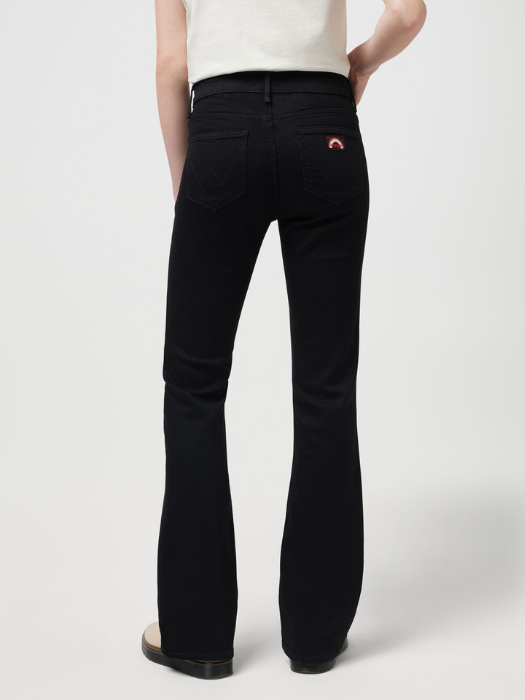 Wrangler Blugi Negri FLARE Flare Femei [3]