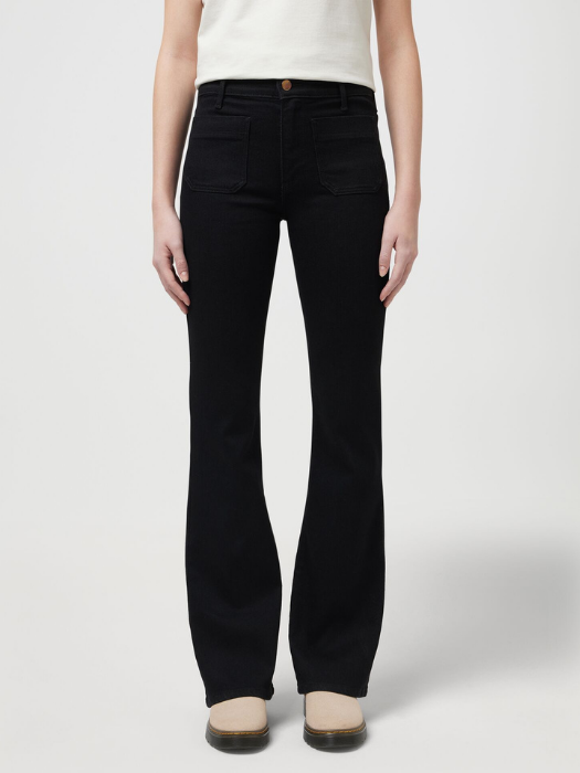 Wrangler Blugi Negri FLARE Flare Femei [2]