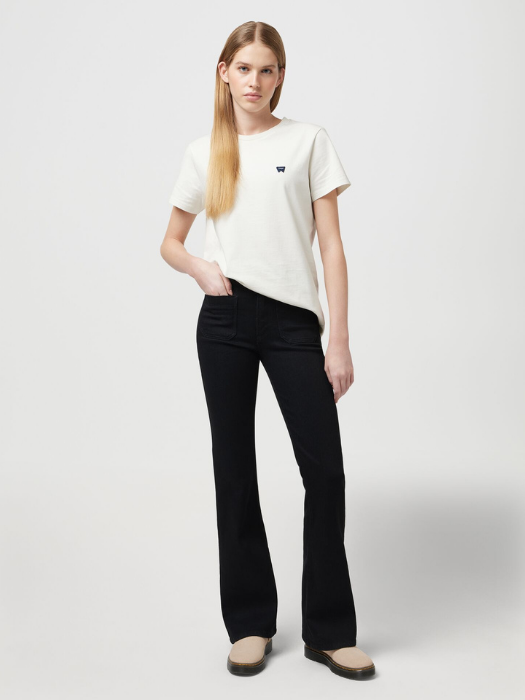 Wrangler Blugi Negri FLARE Flare Femei [1]