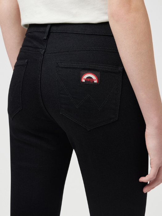 Wrangler Blugi Negri FLARE Flare Femei [5]