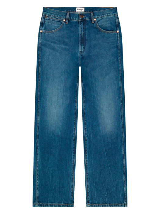 Wrangler Blugi Retro Blue Loose Oversized Barbati [6]