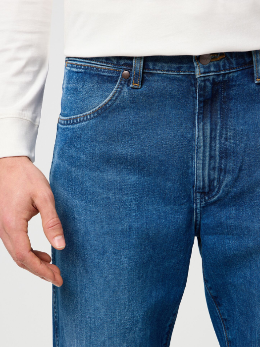 Wrangler Blugi Retro Blue Loose Oversized Barbati [4]
