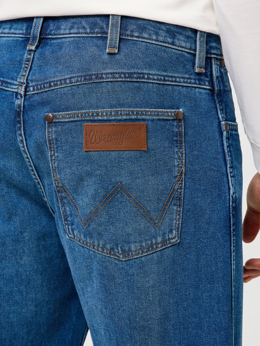 Wrangler Blugi Retro Blue Loose Oversized Barbati [5]