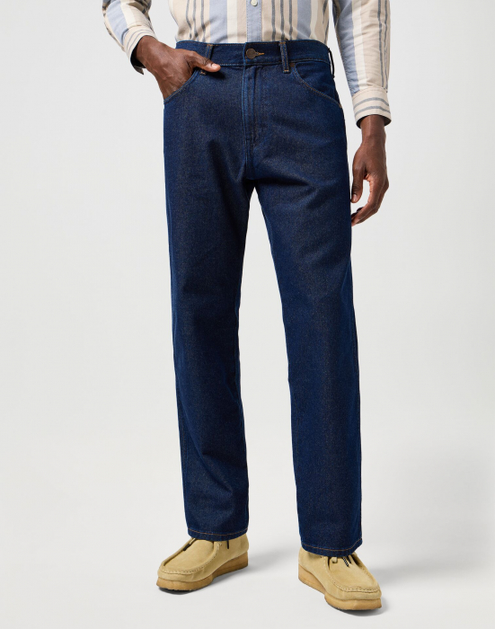 Wrangler Blugi Relaxed Straight Rinsed Night Barbati [1]