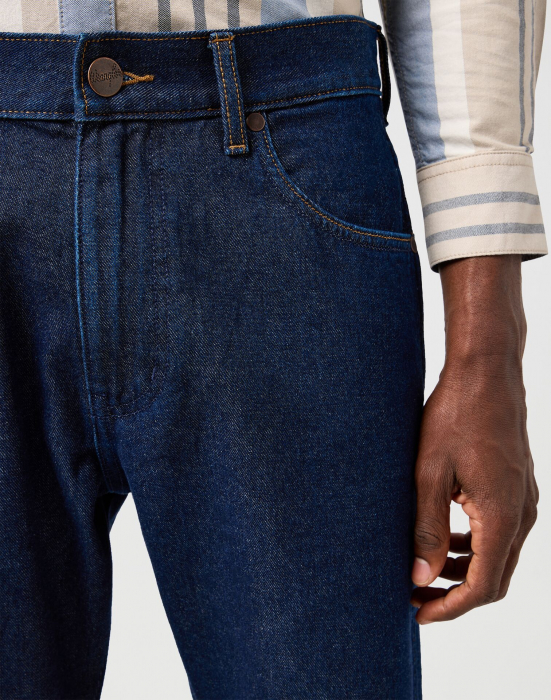 Wrangler Blugi Relaxed Straight Rinsed Night Barbati [3]