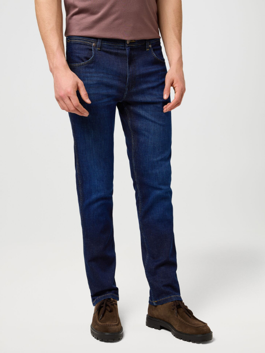 Wrangler Blugi Albastri GREENSBORO Regular Straight Barbati [4]