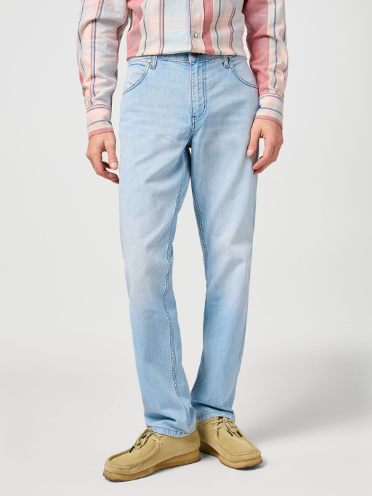 Wrangler Мужские Джинсы Светло-Синие GREENSBORO Regular Straight [1]