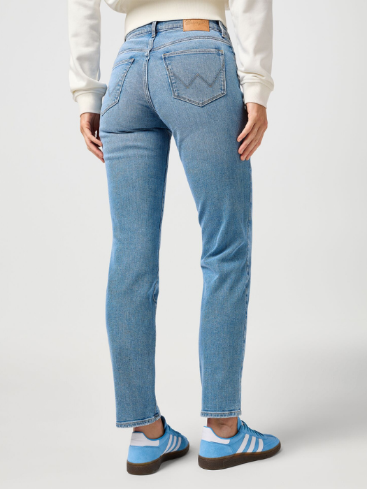 Wrangler Blugi Albastri Deschisi STRAIGHT Straight Femei [2]