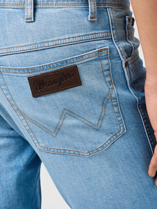 Wrangler Blugi Albastri Deschisi TEXAS Authentic Slim Barbati [4]