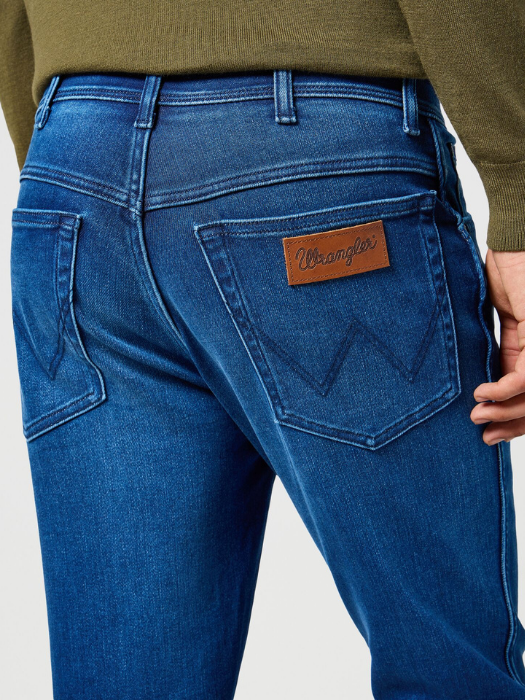 Wrangler Blugi Albastri TEXAS Authentic Slim Barbati [5]