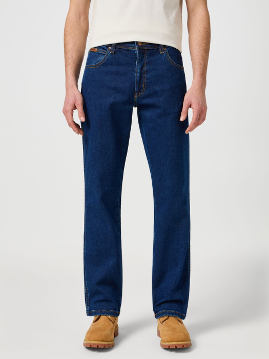Wrangler Мужские Джинсы Темно-Синие TEXAS Authentic Straight [2]