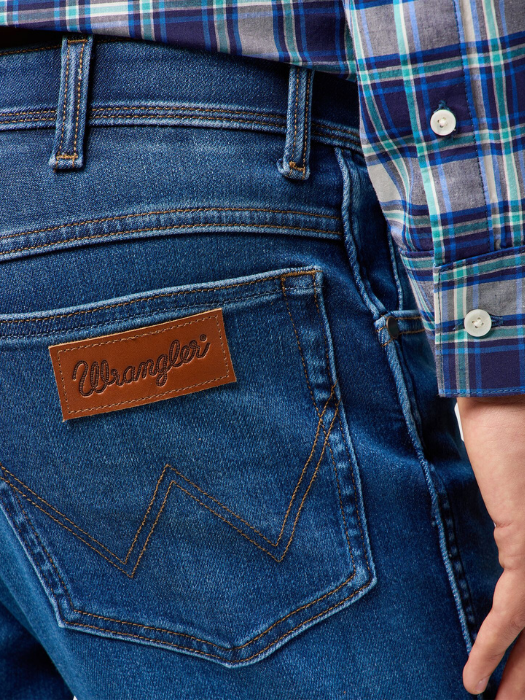 Wrangler Мужские Джинсы Синие TEXAS Authentic Straight [5]