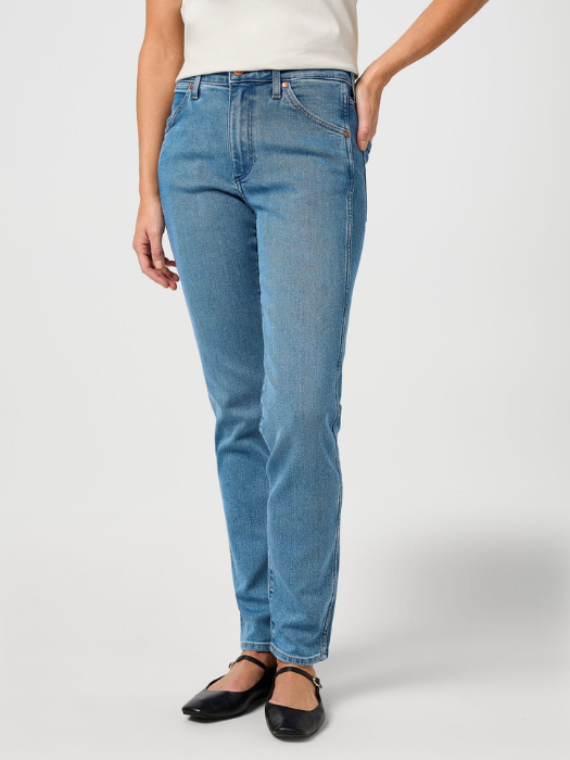 Wrangler Женские Джинсы Светло-Синие PIPER Slim [2]