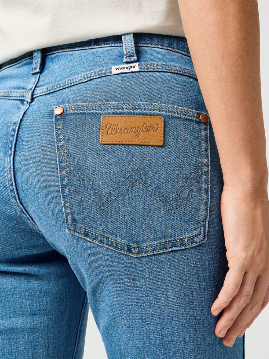 Wrangler Женские Джинсы Светло-Синие PIPER Slim [5]