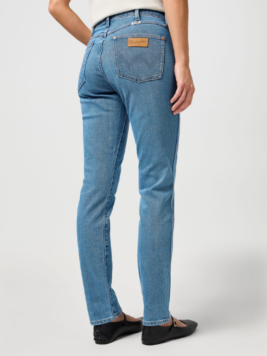 Wrangler Женские Джинсы Светло-Синие PIPER Slim [3]