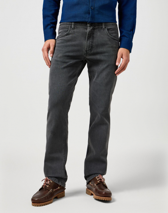 Wrangler Мужские Джинсы Тёмные Серые GREENSBORO Regular Straight [1]